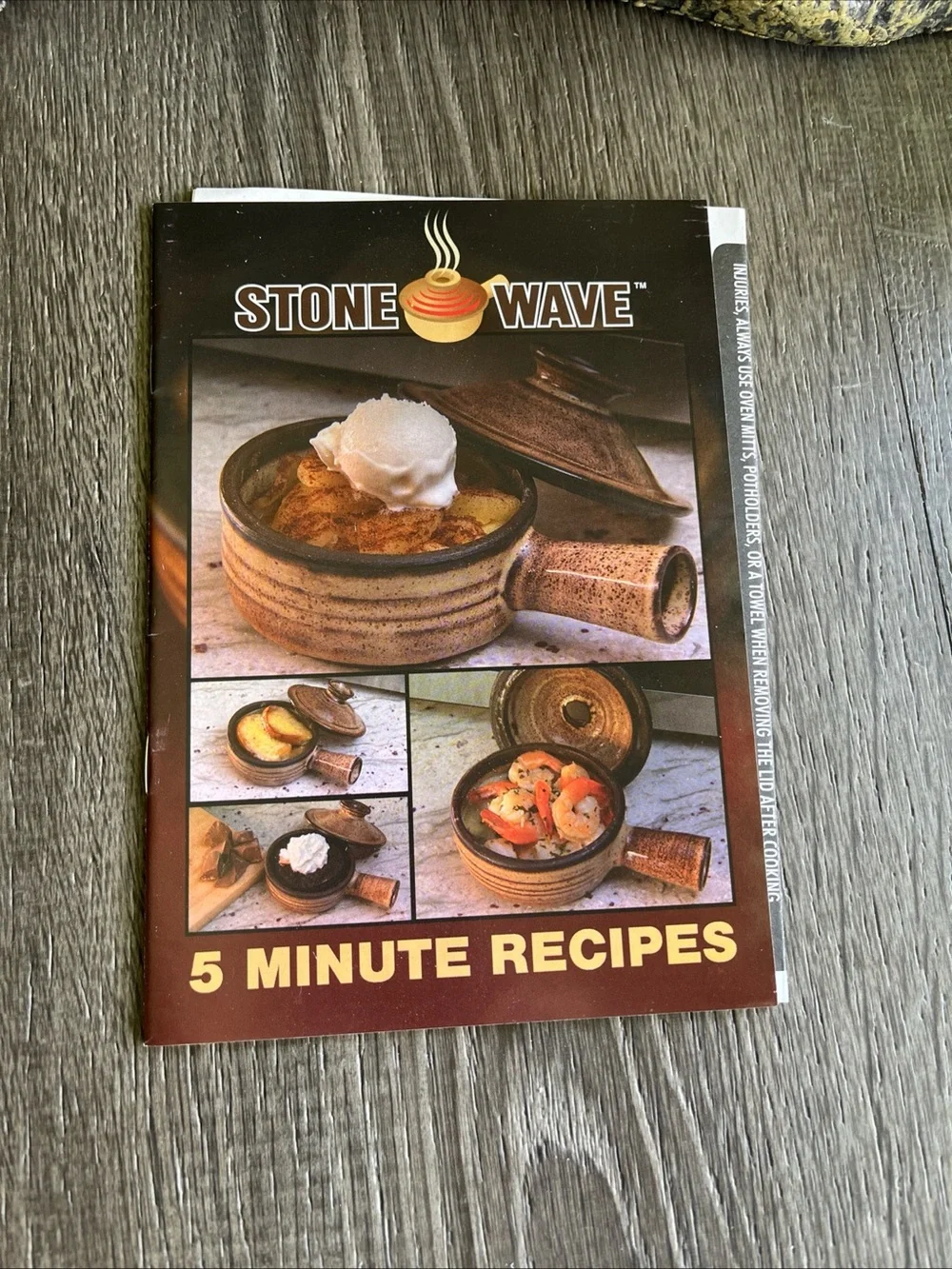 Stone Wave Ceramic Microwave Cooker & Bonus Recipe Book.